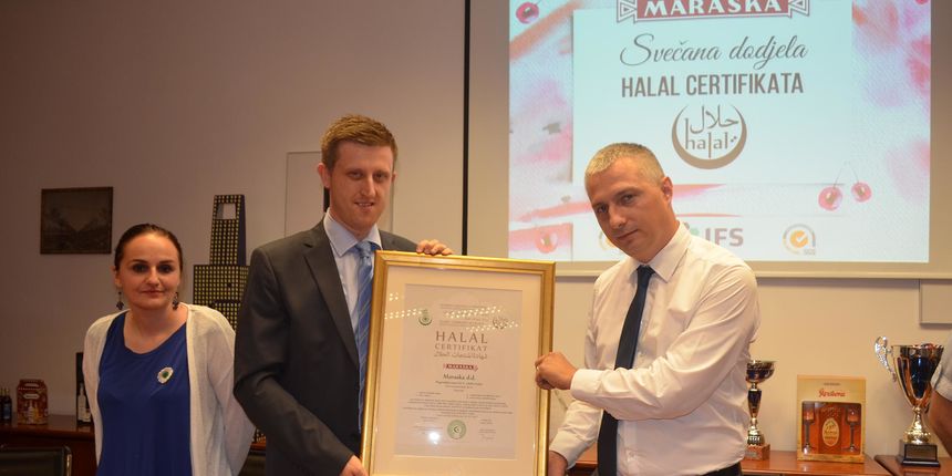 Maraska Zadar dobila halal certifikat Maraska Zadar dobila halal certifikat