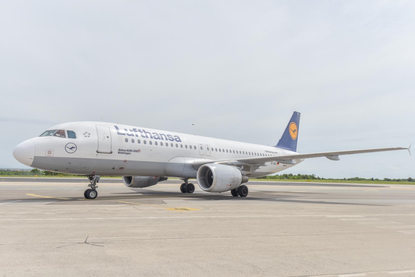 U zračnu luku Zadar svečano sletio prvi zrakoplov Lufthanse iz Frankfurta