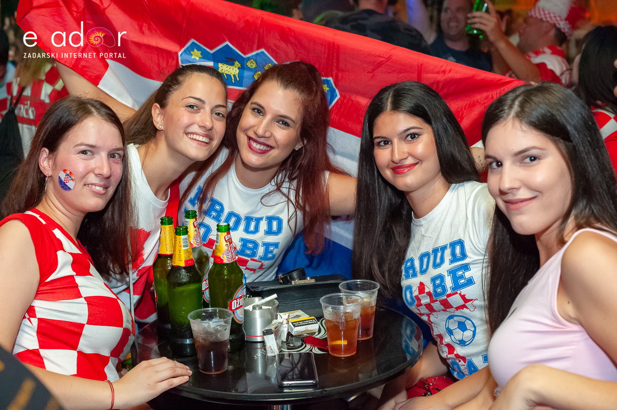 Zadar je gorio: Velika fešta nakon plasmana Vatrenih u finale Svjetskog prvenstva