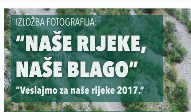 Putujuća izložba fotografija rijeka u ponedjeljak u Obrovcu