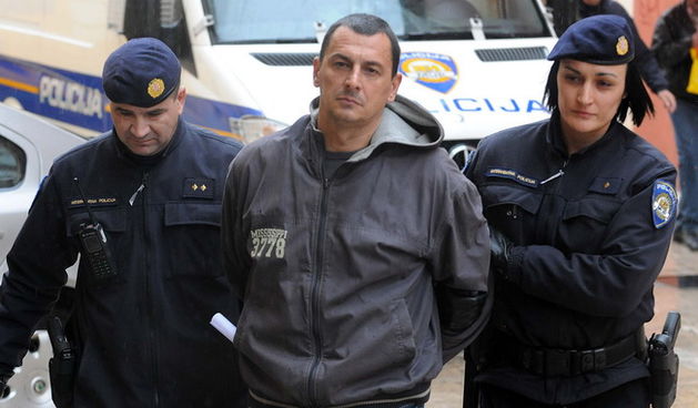 Privođenje Gorana Vitlova, Foto: Andrija Lučić / CROPIX