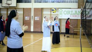 Zagreb: Sportske igre redovnica u OŠ Mato Lovrak. Photo: Goran Jakus/PIXSELL