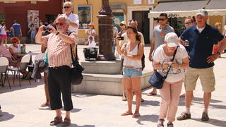 OŠ Zadarski otoci, učenici na Narodnom trgu