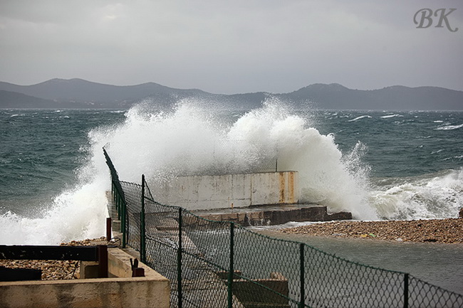 Jugo u Zadru 29. ozujka 2009. (Foto: Boris Kacan)