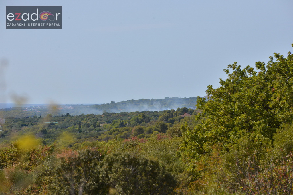 Zračne i kopnene vatrogasne snage u rekordnom roku lokalizirale požar između Dikla i Kožina