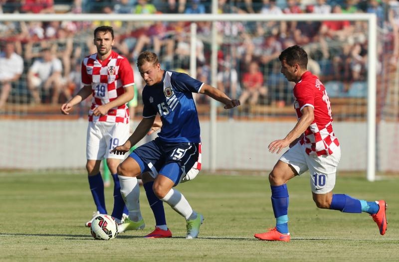 07.06.2015., Varazdin – Prijateljska nogometna utakmica izmedju Hrvatske i Gibraltara. Photo: Goran Stanzl/PIXSELL
