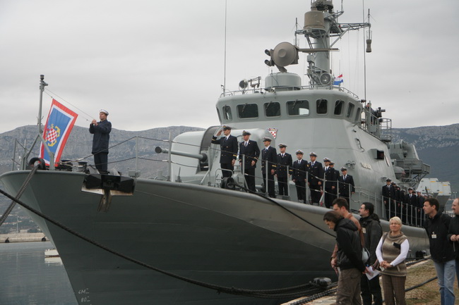 Svečanost imenovanja raketnih topovnjača Vukovar i Dubrovnik