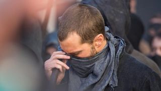 Jamie Dornan na setu snimanja filma Robin Hood Origins