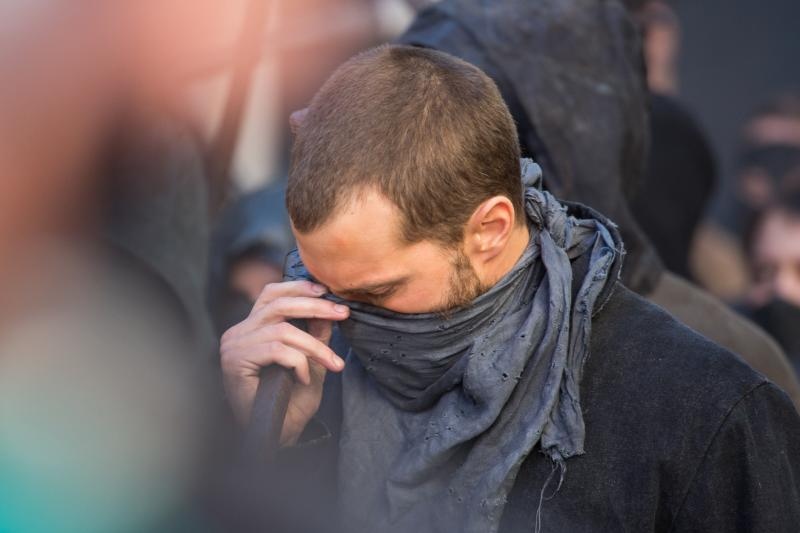 Jamie Dornan na setu snimanja filma Robin Hood Origins