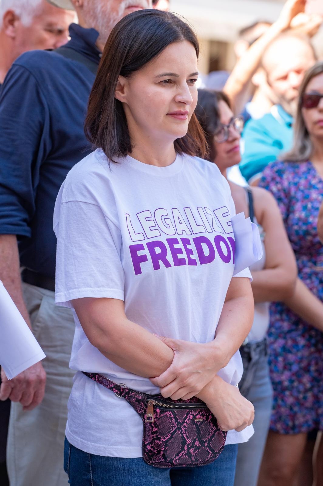 Na Narodnom trgu održan prosvjed “Krik za slobodu” protiv epidemioloških mjera