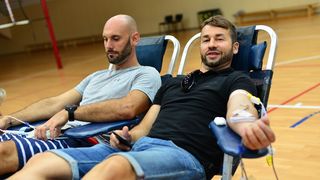 U organizaciji sekcije HZSN Zadar u dvorani 1 SC Višnjik održana je akcija dobrovoljnog darivanja krvi na kojoj je prikupljeno 25 doza tekućine koja život znači. Foto: Iva Perinčić