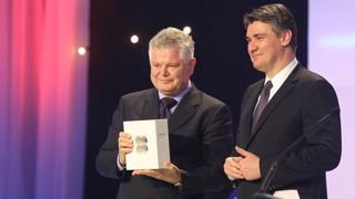 25.10.2013., Zadar – U Falkensteiner hotelu u Punta Skali dodjeljene su nagrade “Covjek – kljuc uspjeha u turizmu”. Svecanosti su prisustvovali premijer Zoran Milanovic te ministri Darko Lorencin i Gordan Maras te brojni drugi uvazeni gosti. Photo: Fili