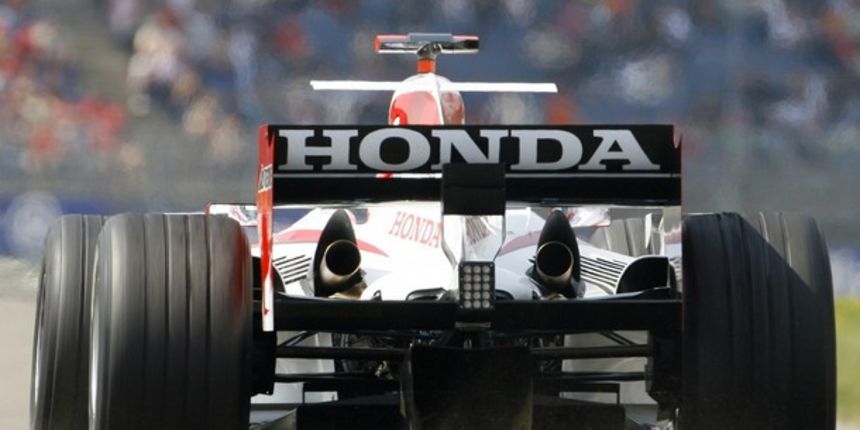 Barrichello, Honda (Reuters)
