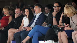 Zagreb,  200511.
15. tjedan mode poceo je u Hypo centru . Na Dreft Fashion Weeku, za sezonu jesen/zima 2011/2012. koji se odrzava od 19. do 21. svibnja u Hypo centru biti ce prezentirani podjednako hrvatski i inozemni dizajneri. 
Na slici:  Mehun, Ciganov