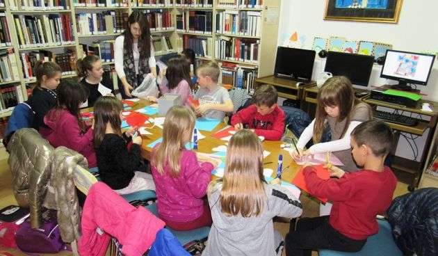 Gradska knjiznica Biograd, radionica za djecu