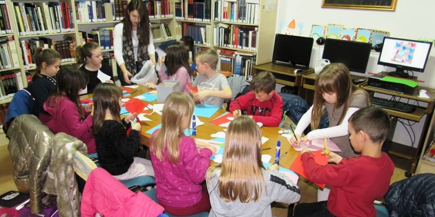 Gradska knjiznica Biograd, radionica za djecu