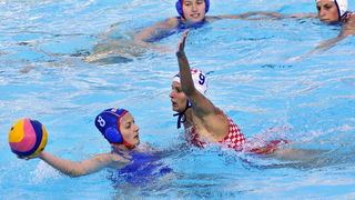 Zagreb, 310810.
Bazen Mladosti, Jarunska 5.
Utakmica zenskog vaterpola u sklopu Europskog prvenstva, izmedju Hrvatske i Rusije.
Na slici: Evgenija Soboleva (Rusija) i Maja Kalauz (Hrvatska).
Foto: Boris Kovacev / CROPIX Zagreb, 310810.
Bazen Mladosti, Jarunska 5.
Utakmica zenskog vaterpola u sklopu Europskog prvenstva, izmedju Hrvatske i Rusije.
Na slici: Evgenija Soboleva (Rusija) i Maja Kalauz (Hrvatska).
Foto: Boris Kovacev / CROPIX