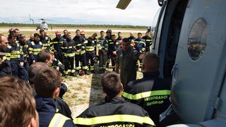 Pripreme za PP sezonu u zrakoplovnoj bazi zemunik