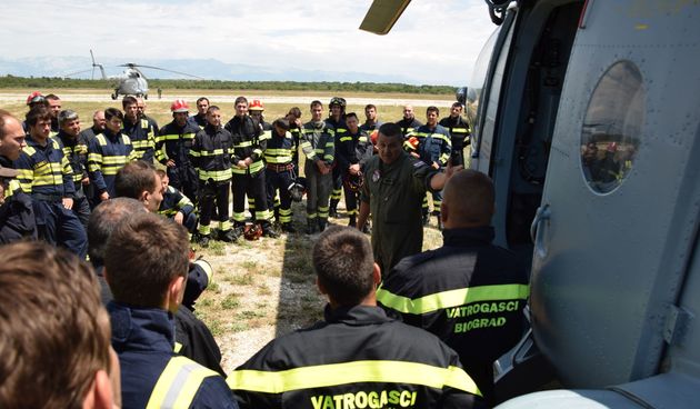 Pripreme za PP sezonu u zrakoplovnoj bazi zemunik