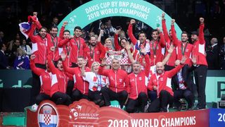 Veliko slavlje hrvatskih tenisača nakon osvajanja Davis Cupa