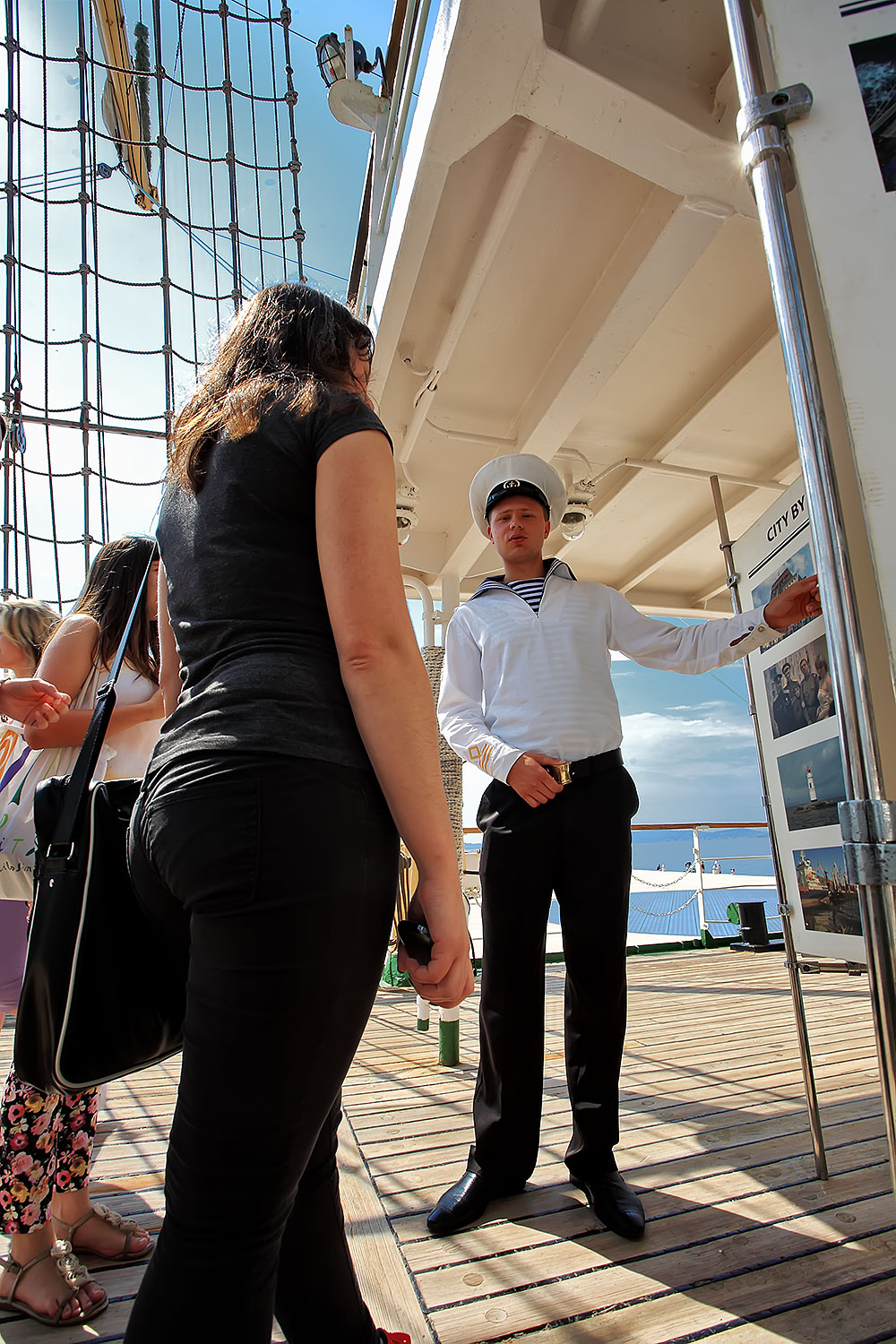 Ruski školski jedrenjak “Nadežda” u zadarskoj luci, foto: Roberto Lerga
