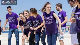 Ludijada zadarskih maturanata na Pozdravu suncu i Morskim orguljama