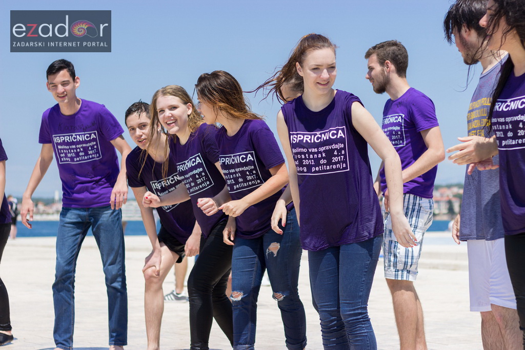 Ludijada zadarskih maturanata na Pozdravu suncu i Morskim orguljama