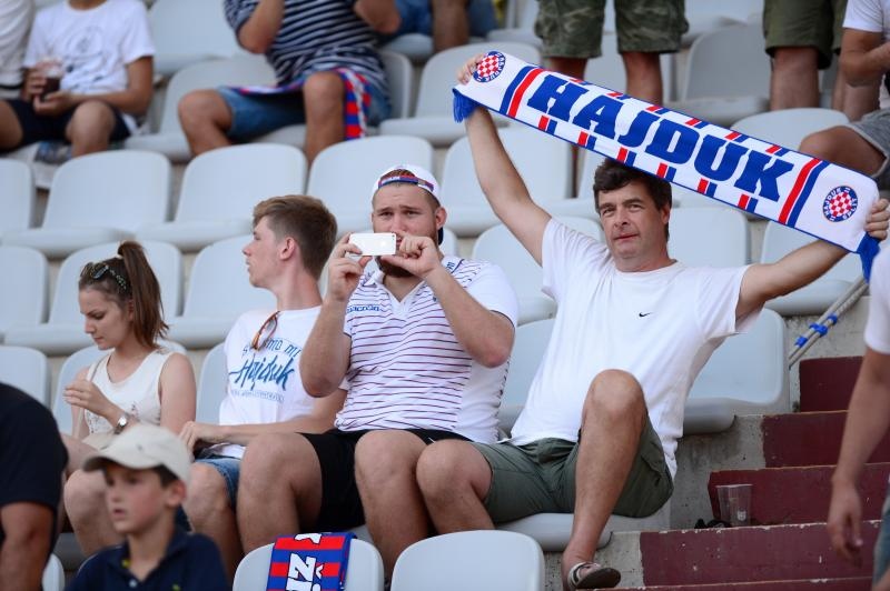 Stadion Poljud, Split – Uzvratna utakmica doigravanja za Europsku ligu, HNK Hajduk – FC Slovan Liberec 0-1. Photo: PIXSELL