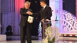 25.10.2013., Zadar – U Falkensteiner hotelu u Punta Skali dodjeljene su nagrade “Covjek – kljuc uspjeha u turizmu”. Svecanosti su prisustvovali premijer Zoran Milanovic te ministri Darko Lorencin i Gordan Maras te brojni drugi uvazeni gosti. Photo: Fili