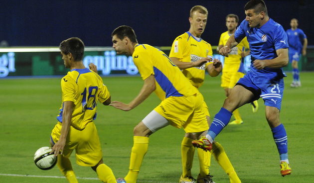 Zagreb, 210712.Stadion Maksimir.Susret prvog kola 1.HNL izmedju NK Dinama i NK Intera.Na fotografiji: 21 Fatos Beqiraj – NK DInamo.Foto: Admir Buljubasic / CROPIX