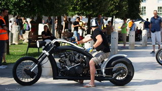 Nekoliko stotina vlasnika kultnih Harley Davidsona danas je posjetilo Zadar, Foto: Nevera ZD