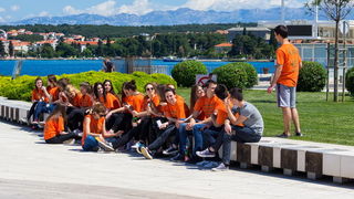 Ludijada maturanata na zadarskoj rivi 17. svibnja 2016. Foto: Bojan Bogdanić