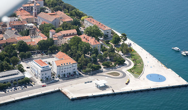Grad Zadar iz zraka, foto: Leo Banić