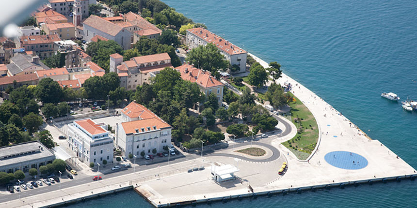 Grad Zadar iz zraka, foto: Leo Banić