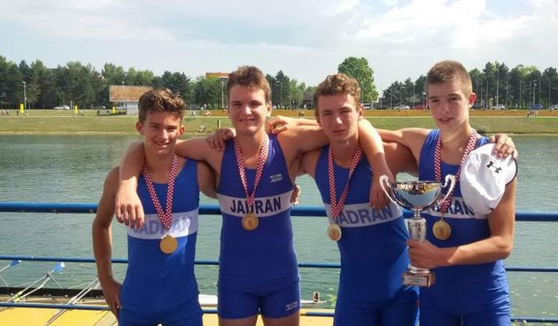 Četverac VK Jadran prvaci Hrvatske