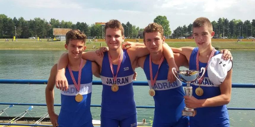 Četverac VK Jadran prvaci Hrvatske Četverac VK Jadran prvaci Hrvatske