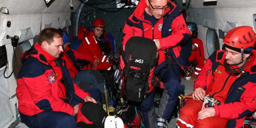 HGSS u helikopteru | Autor: Zoran Erceg HGSS u helikopteru | Autor: Zoran Erceg