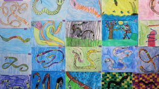 U Knezevoj palaci otvorena je izlozba djecjih radova na temu “Zmije – opasna ljepota”. Photo: Filip Brala/PIXSELL U Knezevoj palaci otvorena je izlozba djecjih radova na temu “Zmije – opasna ljepota”. Photo: Filip Brala/PIXSELL