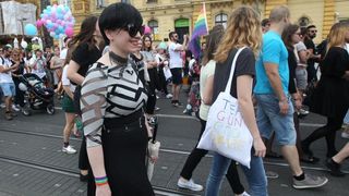 Održan je XV Zagreb Pride pod motom Još Hrvatska ni propala. Photo: PIXSELL Održan je XV Zagreb Pride pod motom Još Hrvatska ni propala. Photo: PIXSELL