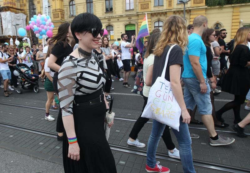 Održan je XV Zagreb Pride pod motom Još Hrvatska ni propala. Photo: PIXSELL Održan je XV Zagreb Pride pod motom Još Hrvatska ni propala. Photo: PIXSELL