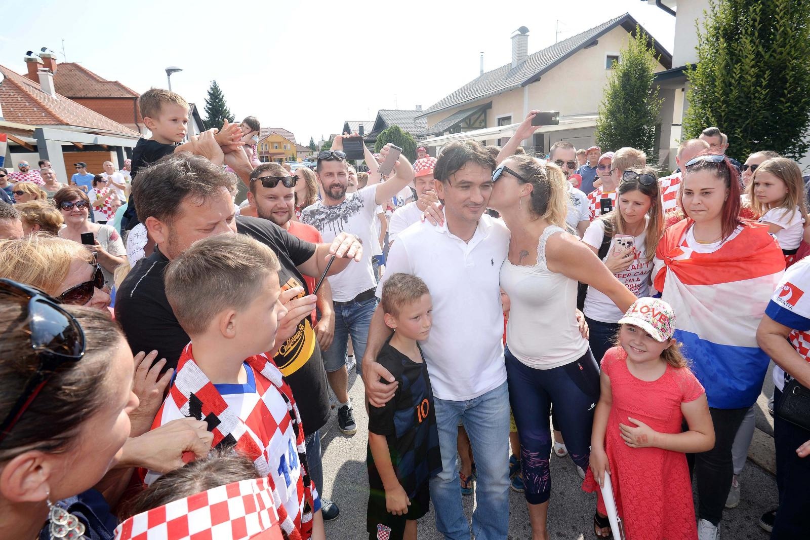 Doček Zlatka Dalića u Varaždinu