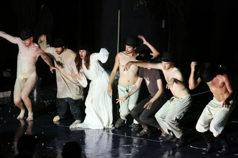 U sklopu Medjunarodnog festivala suvremenog kazalista Zadar snova, u kazalistu lutaka odrzana je predstava Grobnica za Borisa Davidovica. Photo: Filip Brala/PIXSELL