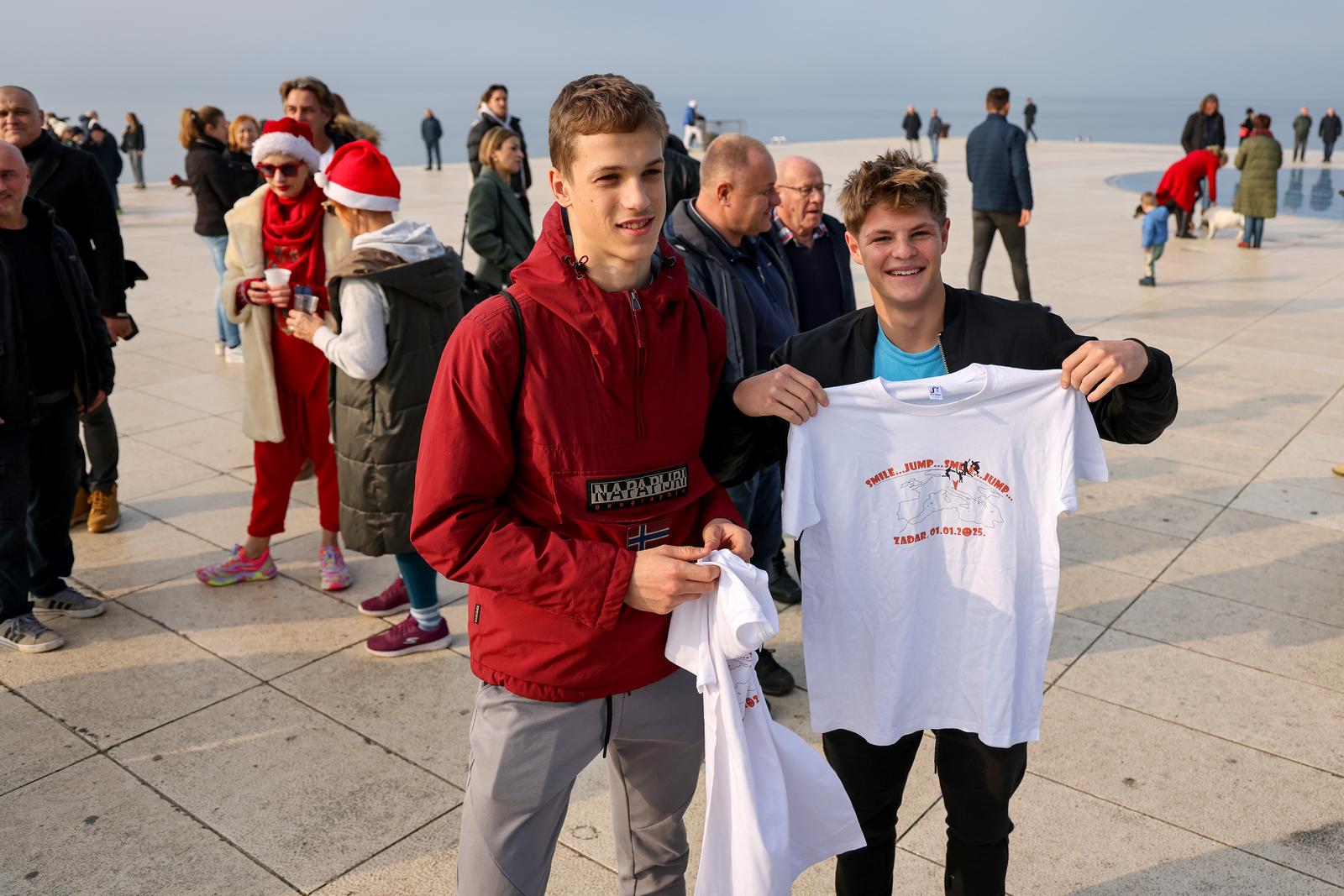 Novogodišnje kupanje na Morskim orguljama