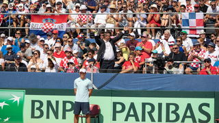 Davis Cup: Vruća navijačka atmosfera u meču Ćilića i Querreya
