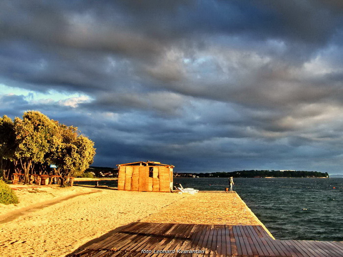 Plameni zalazak na Punta Skali, foto: L. Kvarantan