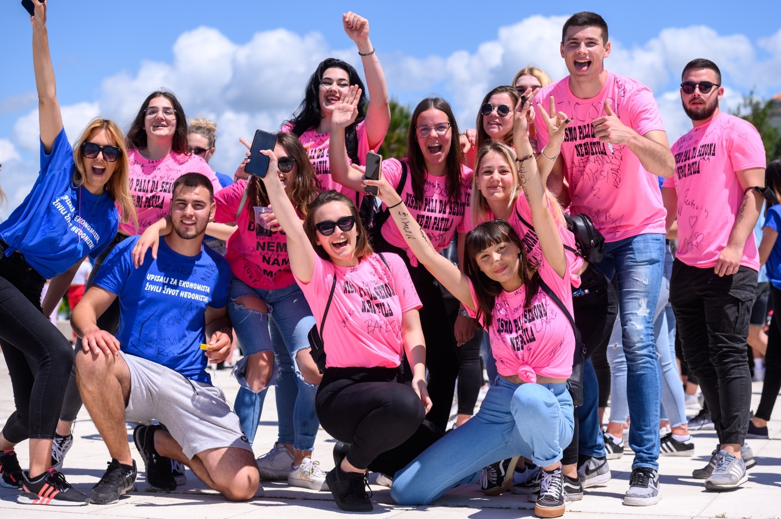 Zadarski maturanti obilježili kraj škole na rivi