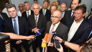 Ministar zdravlja dr. Dario Nakić predao je OB Zadar novi CT uredjaj vrijedan 5,5 milijuna kuna, ciju je nabavu osiguralo ministarstvo. Photo: Dino Stanin/PIXSELL Ministar zdravlja dr. Dario Nakić predao je OB Zadar novi CT uredjaj vrijedan 5,5 milijuna kuna, ciju je nabavu osiguralo ministarstvo. Photo: Dino Stanin/PIXSELL