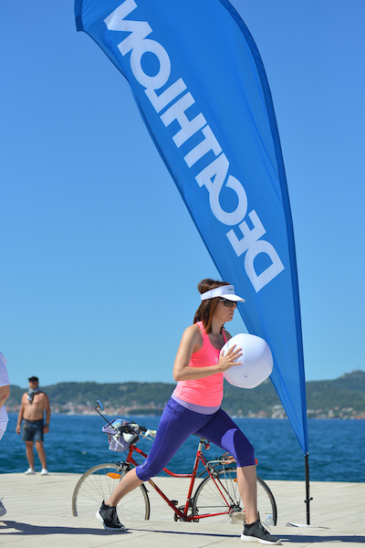 Stotinu vježbača na jutarnjem treningu Aktivne Hrvatske pozdravilo sunce Stotinu vježbača na jutarnjem treningu Aktivne Hrvatske pozdravilo sunce