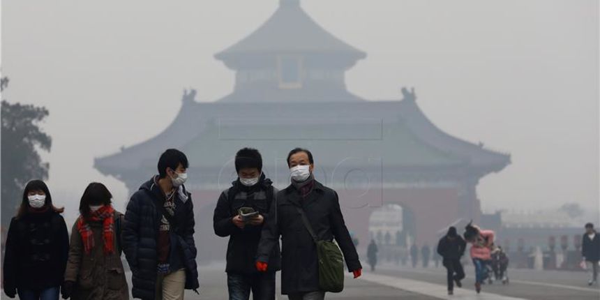 Peking zagađenje zraka, Foto: Hina Peking zagađenje zraka, Foto: Hina