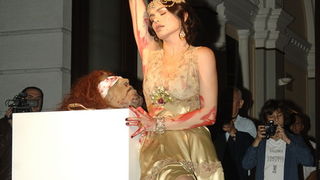 Zagreb, 160910.
Otvorenje izlozbe Dimitrija Popovica SALOMA u muzeju Mimara. U programu otvorenja sudjelovala je Severina.
na fotograiji: Severina kao Salome.
Foto: Zeljko Grgic / CROPIX Zagreb, 160910.
Otvorenje izlozbe Dimitrija Popovica SALOMA u muzeju Mimara. U programu otvorenja sudjelovala je Severina.
na fotograiji: Severina kao Salome.
Foto: Zeljko Grgic / CROPIX